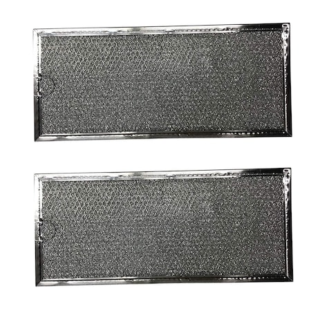 Duraflow Filtration Replacement Microwave Grease Filter 5-7/8x10-5/8x3/32 AF4318 2-Pack